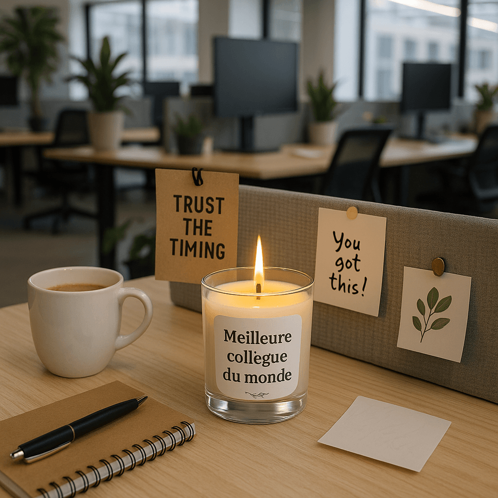 Bougies cadeau collègue : L’Allié Parfait pour une Meilleure Concentration et Productivité