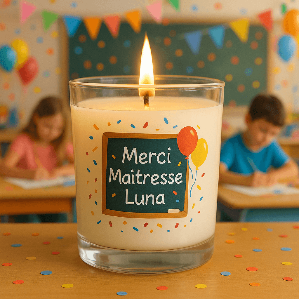 Bougie maitresse merci