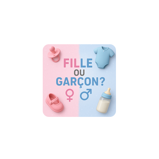 Bougie personnalisée Gender reveal — Bougie gender reveal fille (rose) parfumée en cire naturelle 130g - Parfum Doux Coton