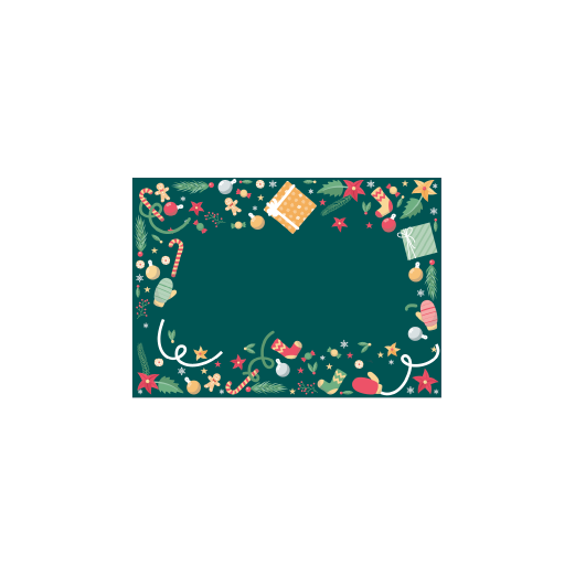 Bougie personnalisée Noël — Bougie cire minérale non parfumée 70g