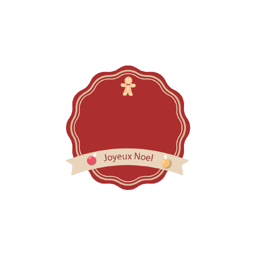 Bougie personnalisée Noël — Bougie parfumée en cire naturelle 130g