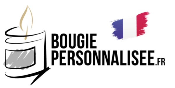 1 X Bougie personnalisée cadeau  parfumée naturelle 240 g + Pochon organza rouge NOEL transparent