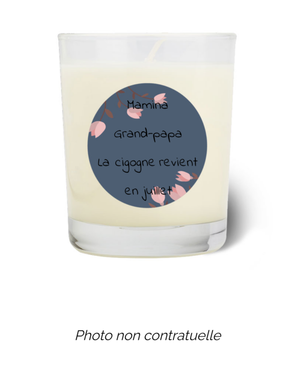 Bougie personnalisée cadeau  de Saint Valentin