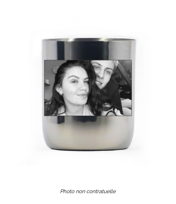 Bougie personnalisée cadeau  de Saint Valentin