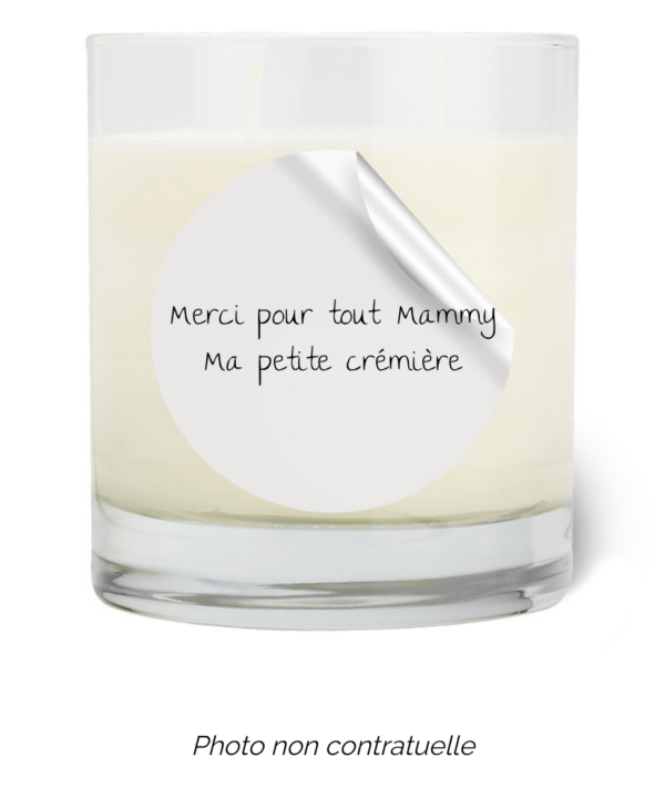Bougie personnalisée cadeau  de Saint Valentin