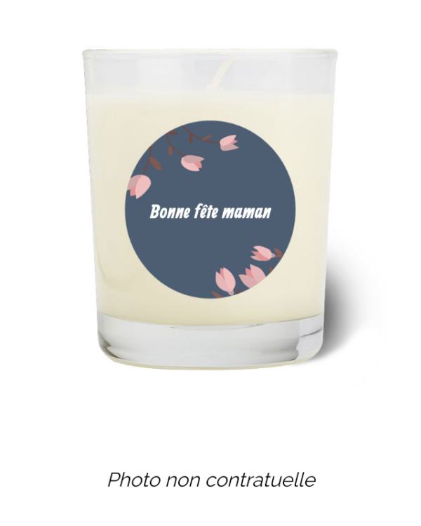 Bougie personnalisée cadeau  de Saint Valentin
