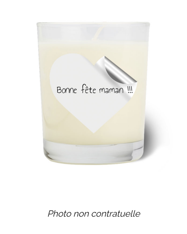 Bougie personnalisée cadeau  de Saint Valentin