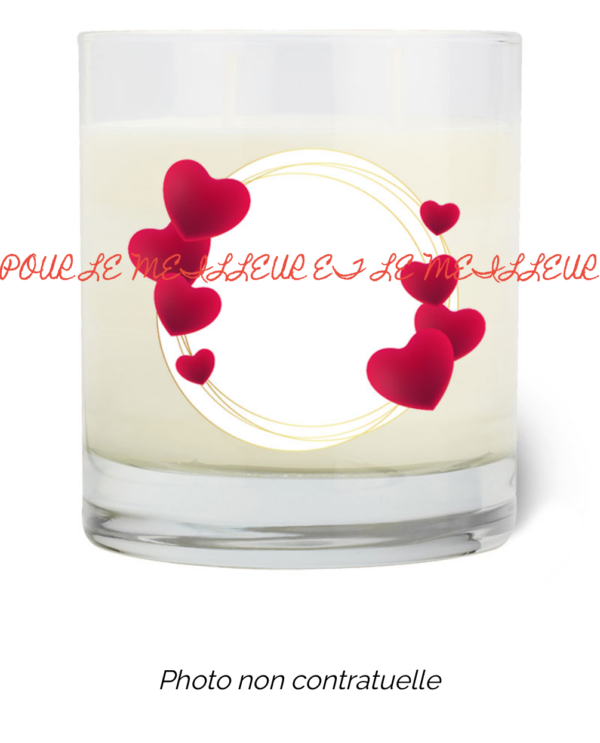 Bougie personnalisée cadeau  pour maitresses