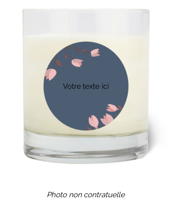 Bougie personnalisée cadeau  pour maitresses