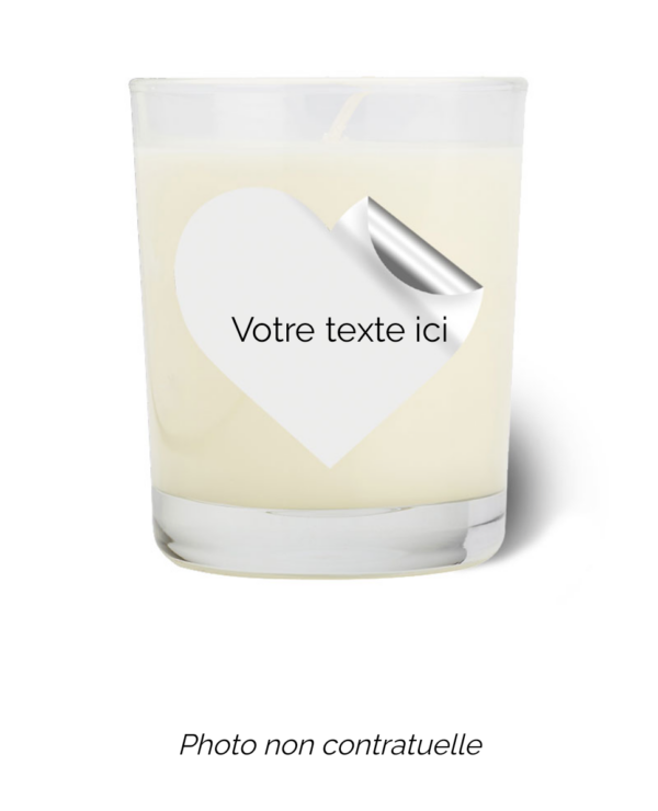 Bougie personnalisée cadeau  pour maitresses