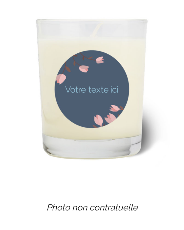 Bougie personnalisée cadeau  pour maitresses