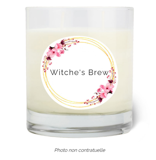 Bougie personnalisée cadeau  pour maitresses