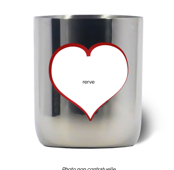 Bougie personnalisée cadeau  de Noel