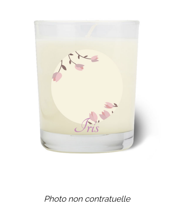 Bougie personnalisée Cadeau  de Pâques