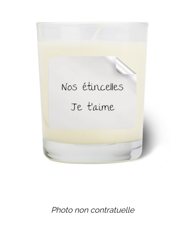 Bougie personnalisée Cadeau  de Pâques