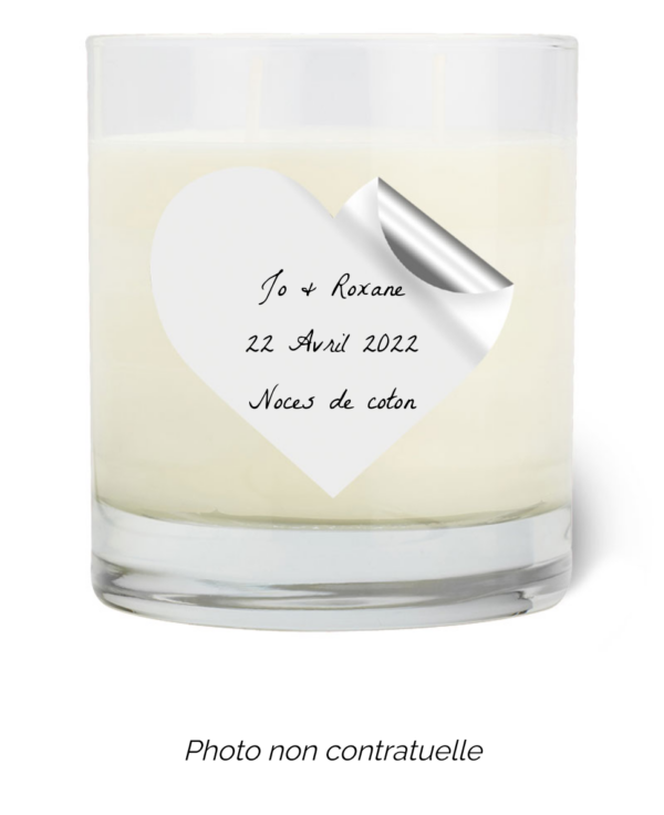 Bougie personnalisée Cadeau  de Pâques