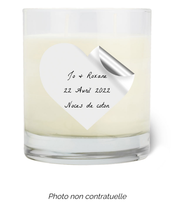Bougie personnalisée Cadeau  de Pâques