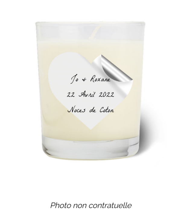 Bougie personnalisée Cadeau  de Pâques