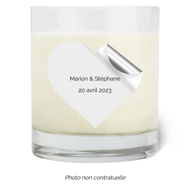 Bougie personnalisée Cadeau  de Pâques