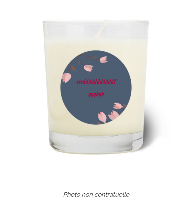 Bougie personnalisée Cadeau  de Pâques