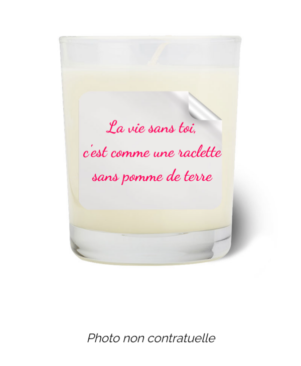 Bougie personnalisée Cadeau  de Pâques