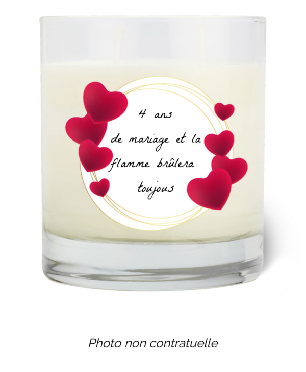 Bougie personnalisée Cadeau  de Pâques