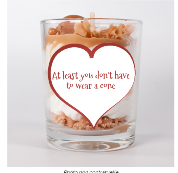Bougie personnalisée Cadeau  de Pâques