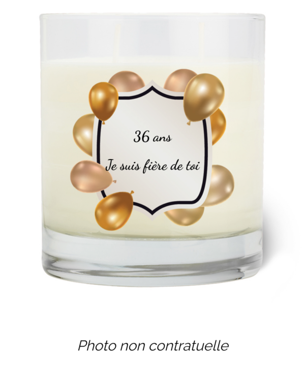 Bougie personnalisée Cadeau  de Pâques