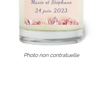 Bougie personnalisée Cadeau  de Pâques