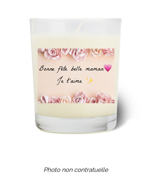 Bougie personnalisée Cadeau  de Pâques