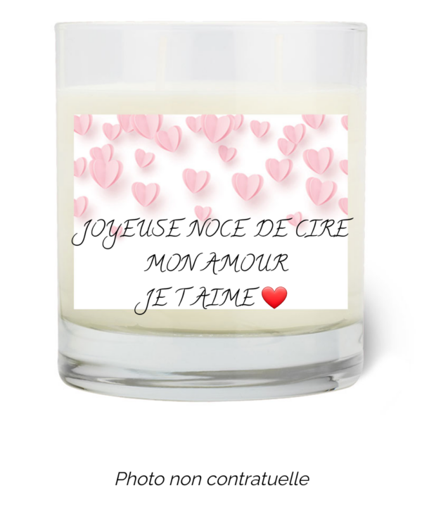 Bougie personnalisée Cadeau  de Pâques