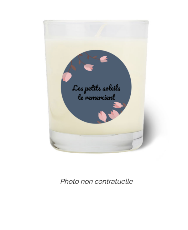 Bougie personnalisée Cadeau  de Pâques