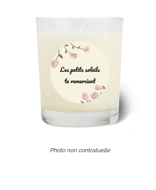 Bougie personnalisée Cadeau  de Pâques