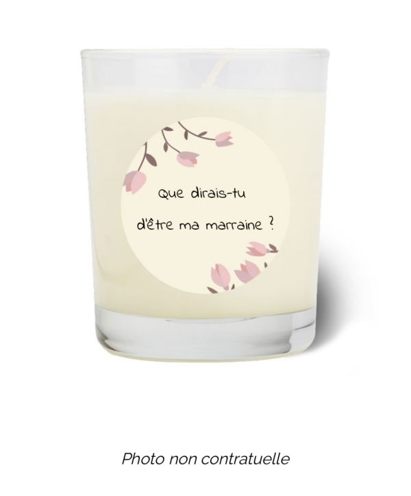 Bougie personnalisée Cadeau  de Pâques