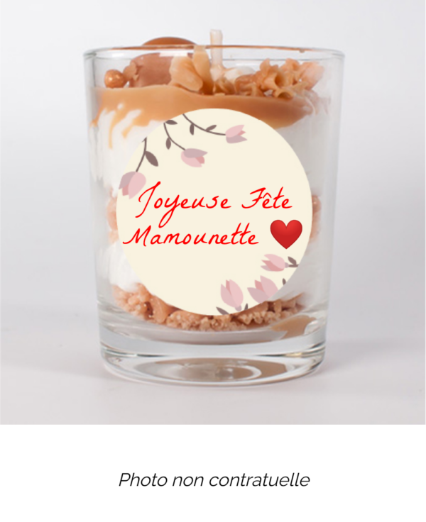 Bougie personnalisée Cadeau  de Pâques