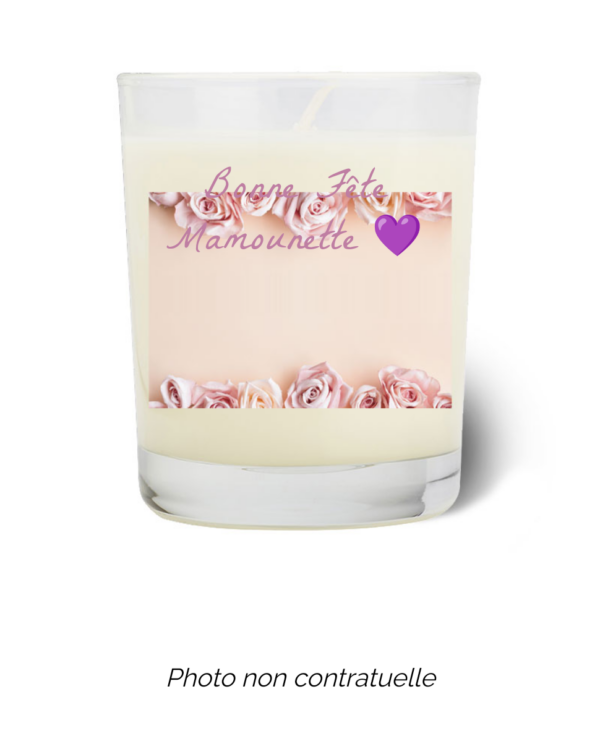 Bougie personnalisée Cadeau  de Pâques