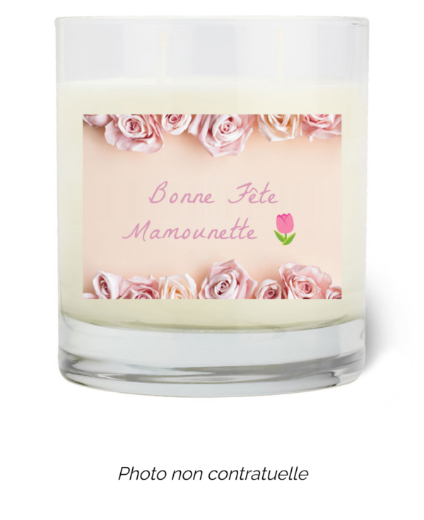 Bougie personnalisée Cadeau  de Pâques
