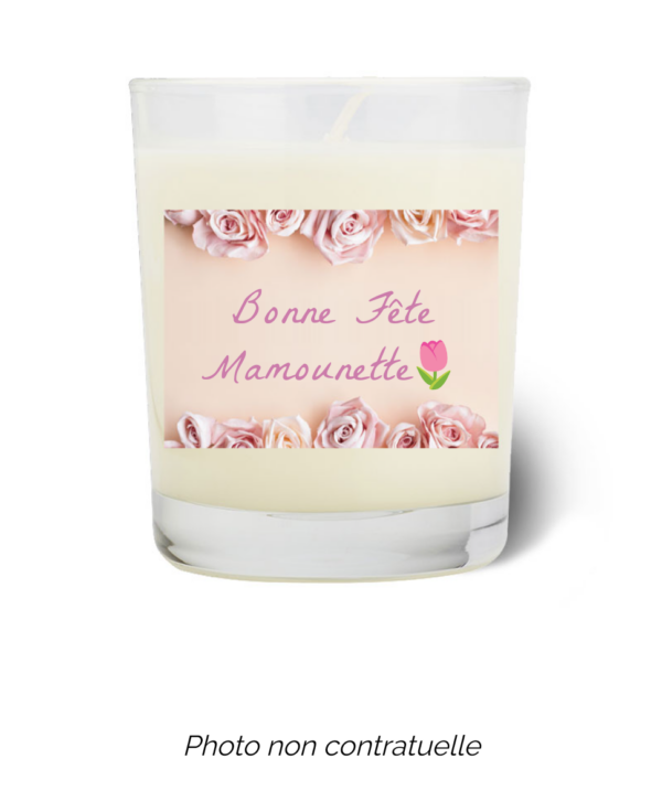 Bougie personnalisée Cadeau  de Pâques
