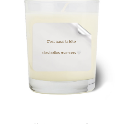 Bougie personnalisée Cadeau  de Pâques