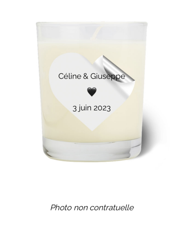 Bougie personnalisée Cadeau  de Pâques