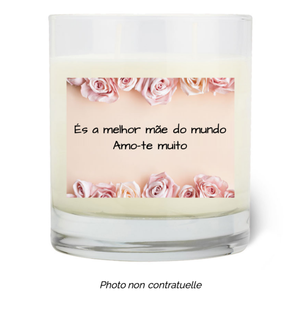 Bougie personnalisée Cadeau  de Pâques