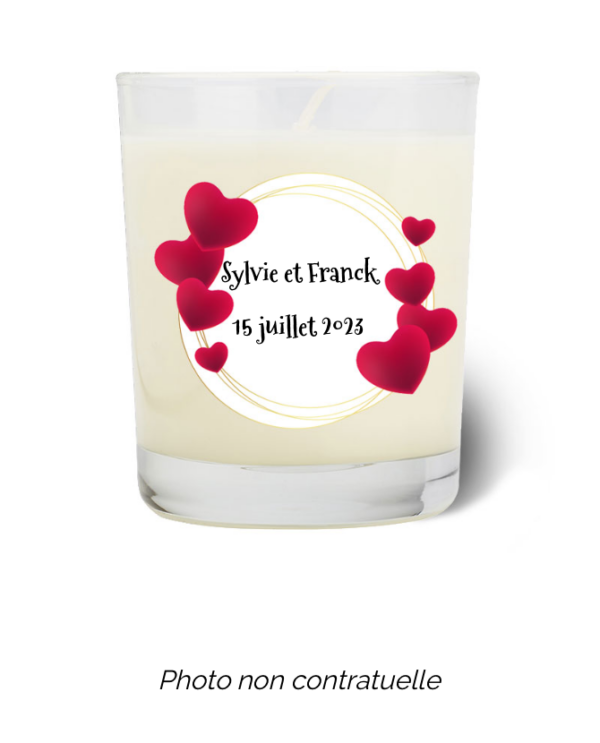 Bougie personnalisée Cadeau  de Pâques