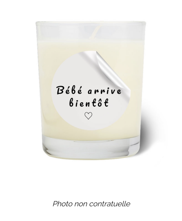 Bougie personnalisée Cadeau  de Pâques