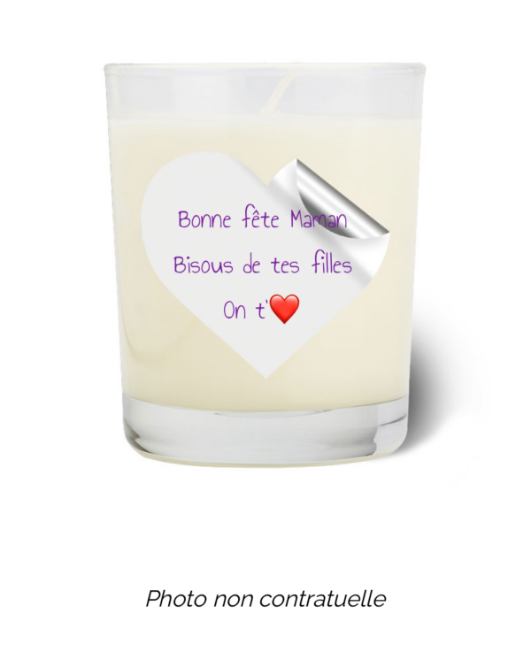Bougie personnalisée Cadeau  de Pâques