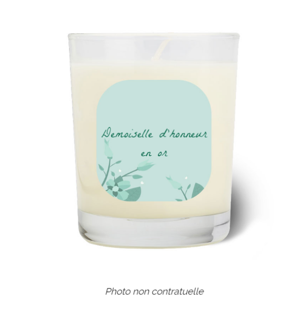 Bougie personnalisée Cadeau  de Pâques