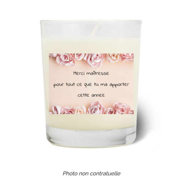 Bougie personnalisée Cadeau  de Pâques