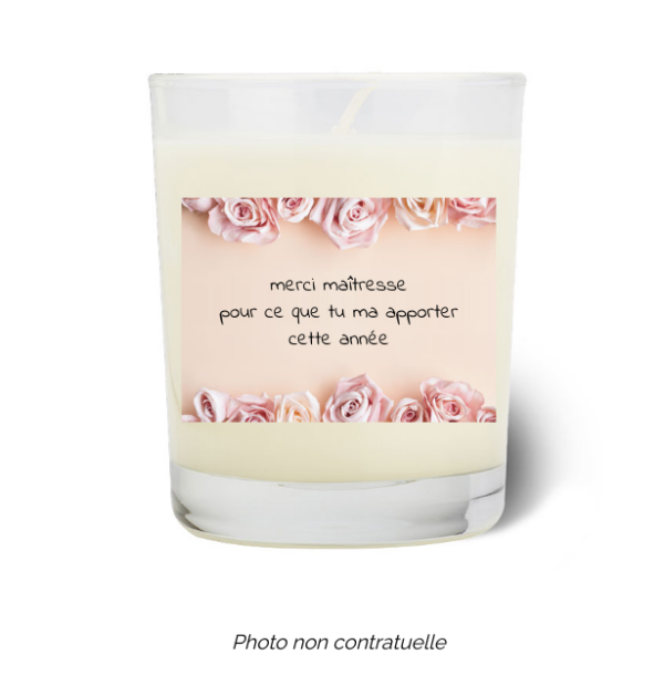 Bougie personnalisée Cadeau  de Pâques
