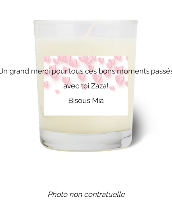 Bougie personnalisée Cadeau  de Pâques