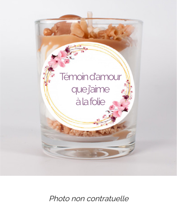 Bougie personnalisée Cadeau  de Pâques