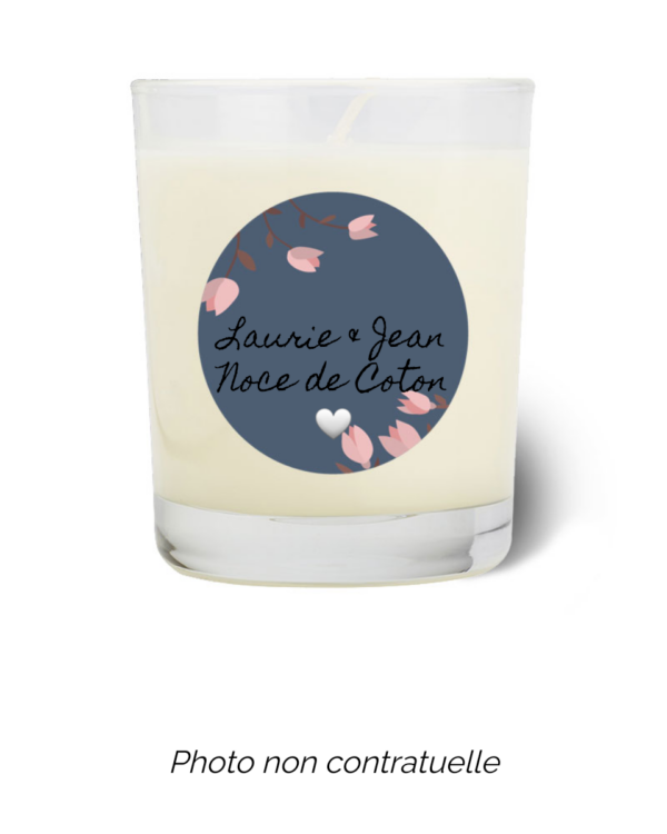 Bougie personnalisée Cadeau  de Pâques